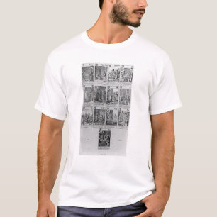 Kostym av hjärtor som illustrerar 'den Popish T Shirt