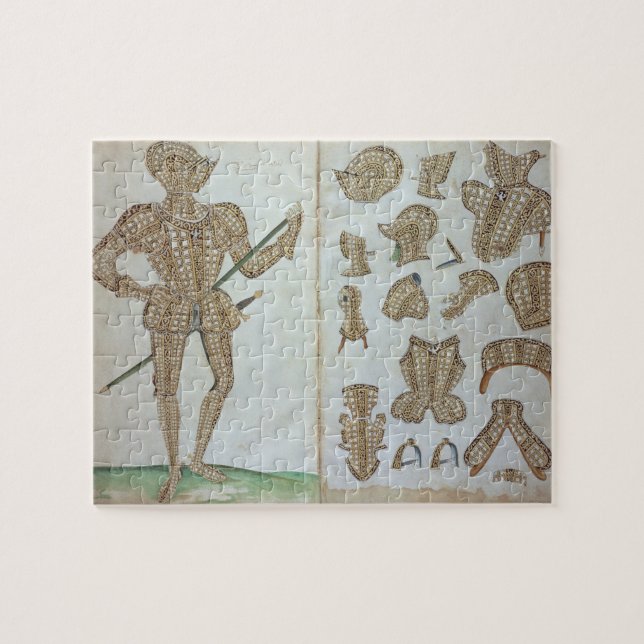 Kostym av pansaret för herr Henry Lee, från 'en Pussel (Horisontell)