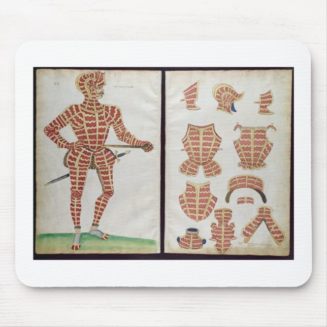 Kostym av pansaret för hertigen av Worcester, 1589 Musmatta (Framsidan)