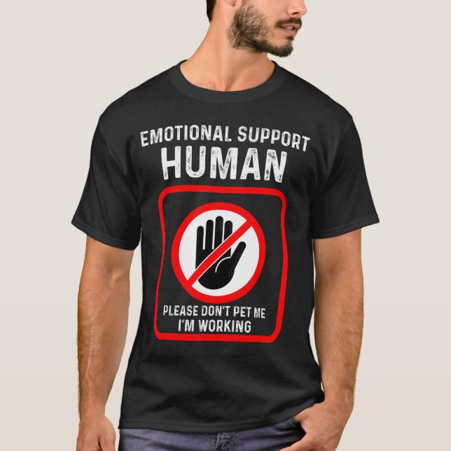 Kostym för emotionellt stödjande människa till Hal T Shirt (Framsida)