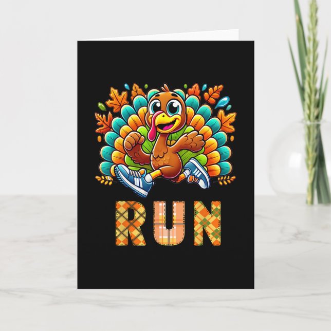 Kostym för Kalkonlopp Thanksgiving Kalkonlopp Trot Kort (Framsida)