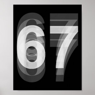 Kostym för par 67 Six Seven Meme Rollig _1 Poster