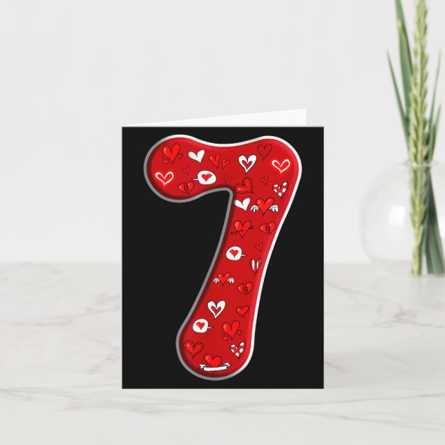 Kostym för par Duo 67 Meme Six Seven Nummer 7 Väl Kort (Framsida)