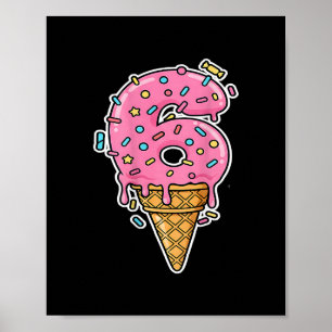 Kostym för vuxna rosa skjorta nummer 6 för kvinnor poster