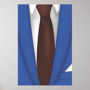 Kostym och Tie Poster