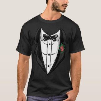Kostym Tie Bröllop Groom Cousin Bachelor Ceremony  T Shirt