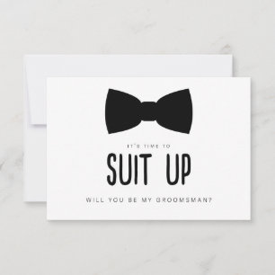 Kostym Up Groomsman Frieri kort