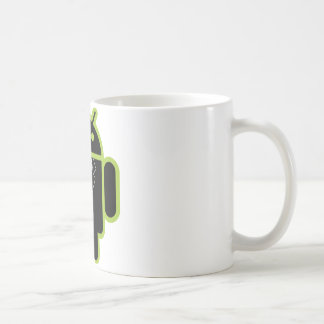 Kostym upp Androidgrönt Kaffemugg