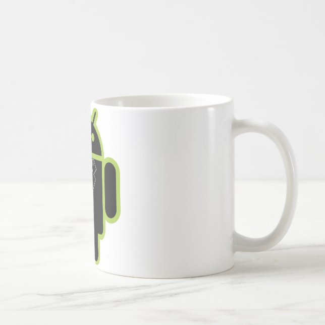 Kostym upp Androidgrönt Kaffemugg (Höger)