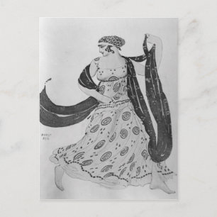 Kostymdesign för 'Cleopatra', 1910 Vykort