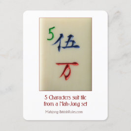 Kostymen för 5 tecken belägger med tegel - det inbjudningar