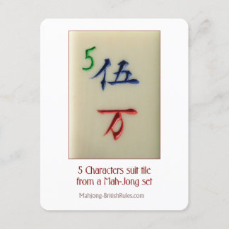 Kostymen för 5 tecken belägger med tegel - det inbjudningar