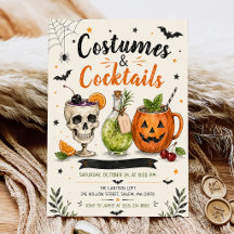 Kostymer Och Cocktail Halloweenfest