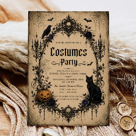 Kostymer Vuxen Halloweenfest Inbjudningar