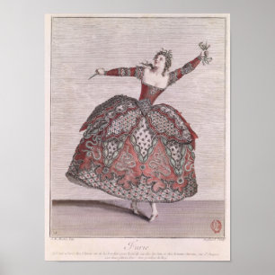 Kostymera designen ett raseri i 'Hippolyte et Poster