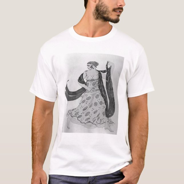 Kostymera designen för "Cleopatra", 1910 Tee Shirt (Framsida)
