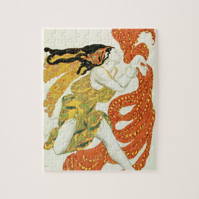 Kostymera designen för en bacchante i 'Narcisse Pussel (Vertikal)