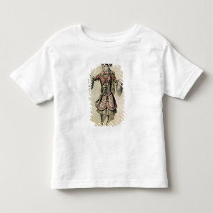 Kostymera designen för en male dansare, c.1681 t-shirt