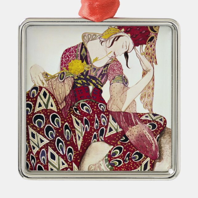 Kostymera designen för Nijinsky på balett'La Julgransprydnad Metall (Framsidan)