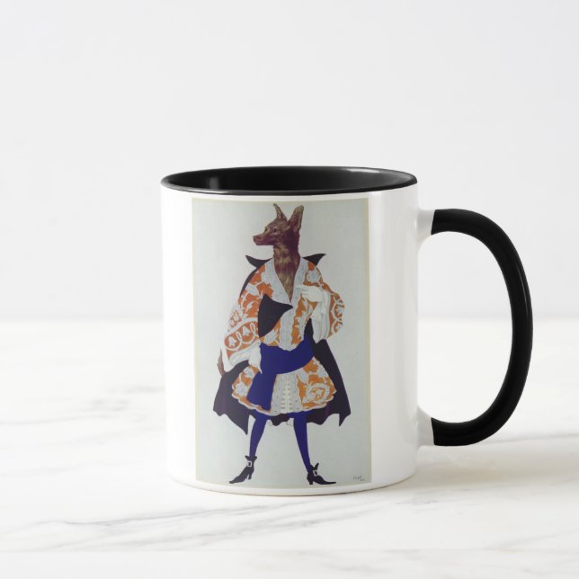 Kostymera designen för vargen, från att sova mugg (Höger)
