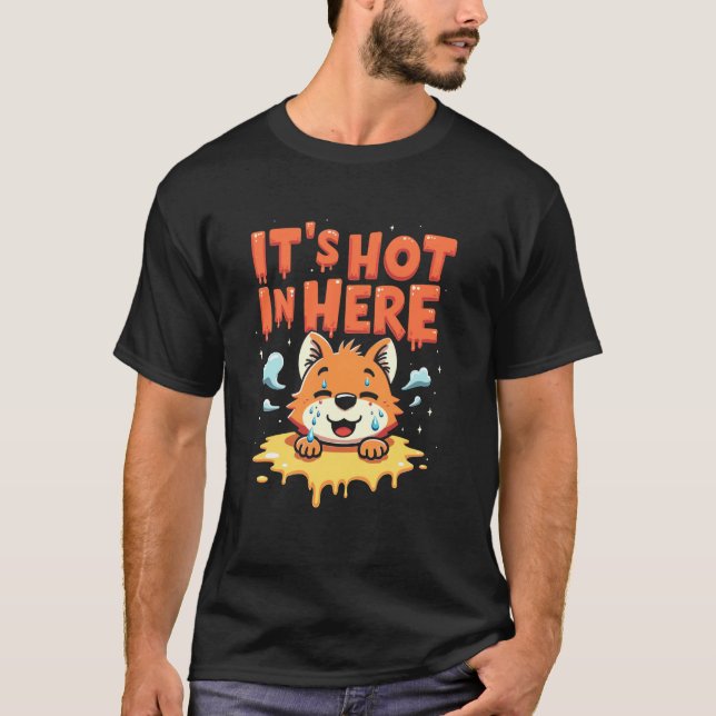 Kostymuppträdande för furry-fandom Fursona Fursuit T Shirt (Framsida)