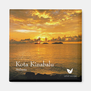 Kota Kinabalu - kylmagnet av Velvet Escape Magnet