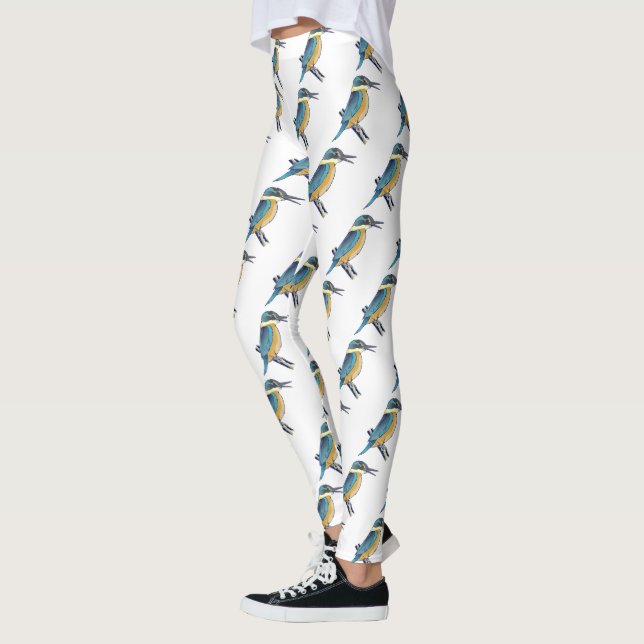 Kotare Kingfisher NZ BIRD Leggings (Vänster)
