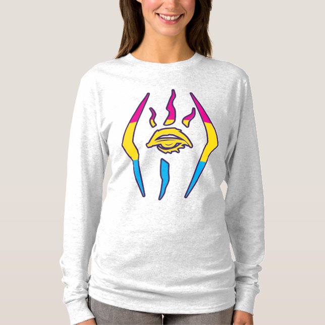 KOTD Pansexual Pride logotyp T Shirt (Framsida)