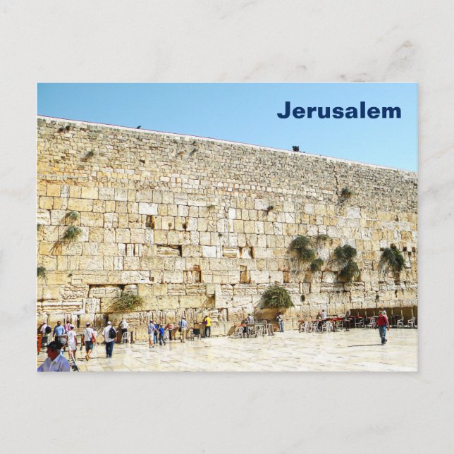 Kotel - Westerna muren Vykort (Framsida)