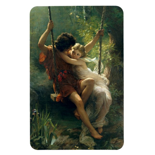 Kotens "Primavera" konstmagnet Magnet (Vertikal)