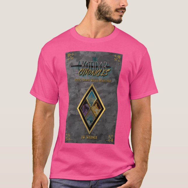 Kotidor Chronicles Bok 1 Death Walks Beside H T Shirt (Framsida)
