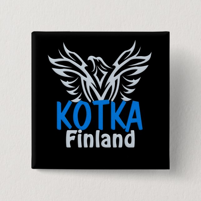 Kotka Finland-knapp Knapp (Framsida)