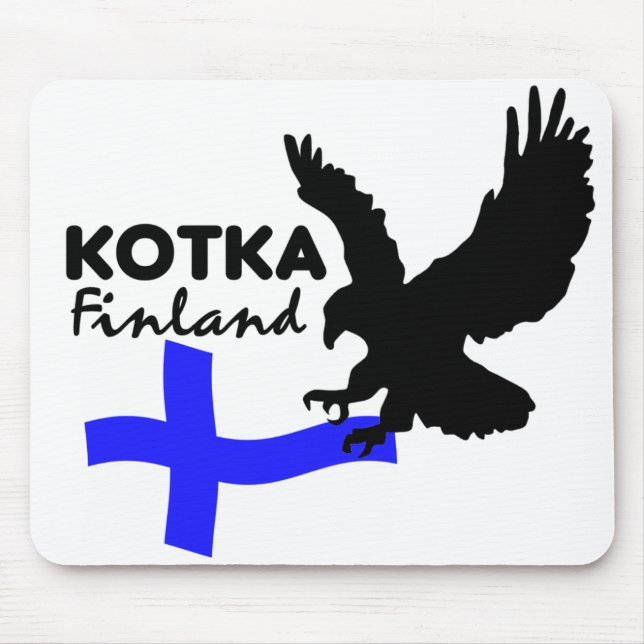 Kotka Finland mousepad Musmatta (Framsidan)