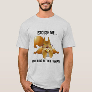 KÖTKÖR T-SHIRTS, DITT FÅGELFODER ÄR TOM T SHIRT