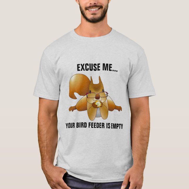 KÖTKÖR T-SHIRTS, DITT FÅGELFODER ÄR TOM T SHIRT (Framsida)