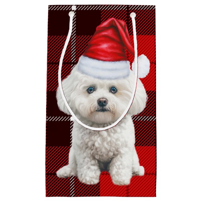 Koton de Tulear Hund Festive Red Play-jul (Framsidan)