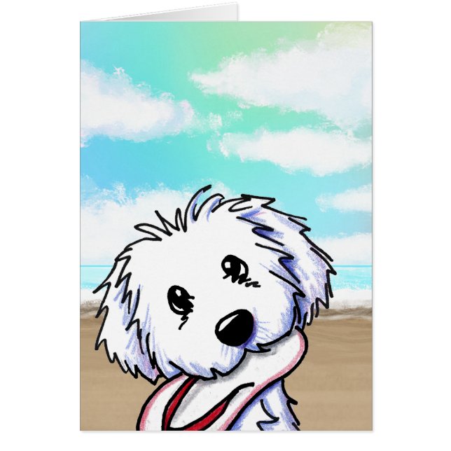 Koton de Tulear Note Card OBS Kort (Framsidan)
