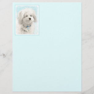 Koton de Tulear Painting - Cute Original Hund Art