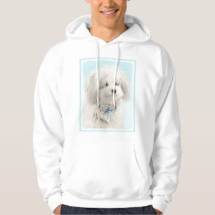 Koton de Tulear Painting - Cute Original Hund Art Hoodie