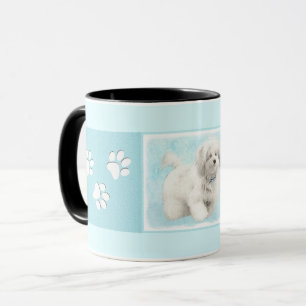 Koton de Tulear Painting - Cute Original Hund Art Mugg