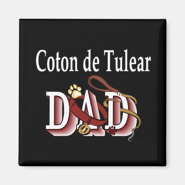 Koton de Tulear Tranz Magnet (Framsidan)