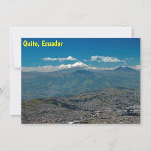 Kotopaxi och Quito-kort