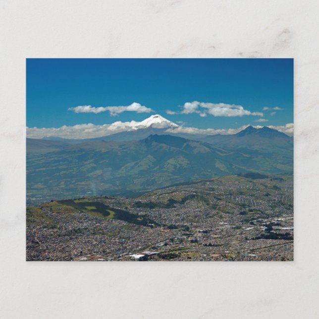 Kotopaxi och Quito Vykort (Framsida)