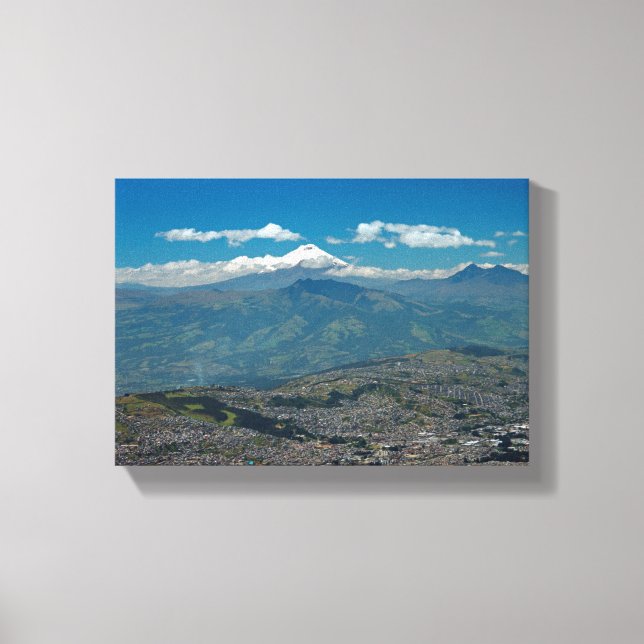 Kotopaxi & Quito Canvastryck (Framsida)