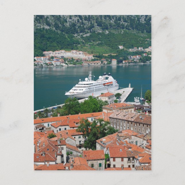 Kotor i Montenegro Postcard Vykort (Framsida)