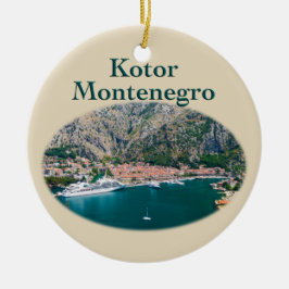 Kotor Montenegro Julgransprydnad Keramik