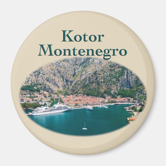 Kotor Montenegro Magnet (Framsidan)