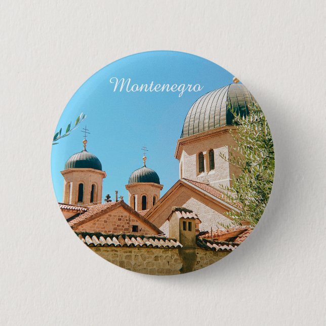 Kotor, Montenegro resminnena souvenir Knapp (Framsida)