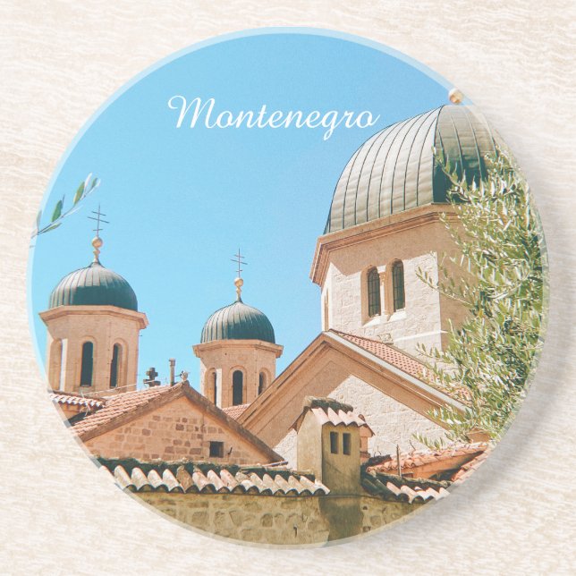 Kotor, Montenegro resminnena souvenir Underlägg (Framsidan)
