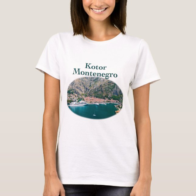 Kotor Montenegro T Shirt (Framsida)
